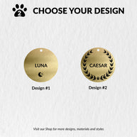 Personalised Engraved Brass Pet Tag