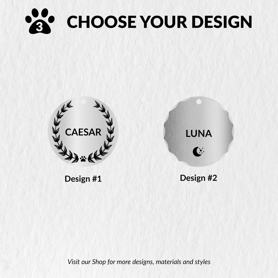 Personalised Engraved Stainless Steel Pet Tags