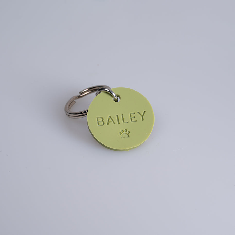 Personalised Engraved Colourful Silicone Pet Tag
