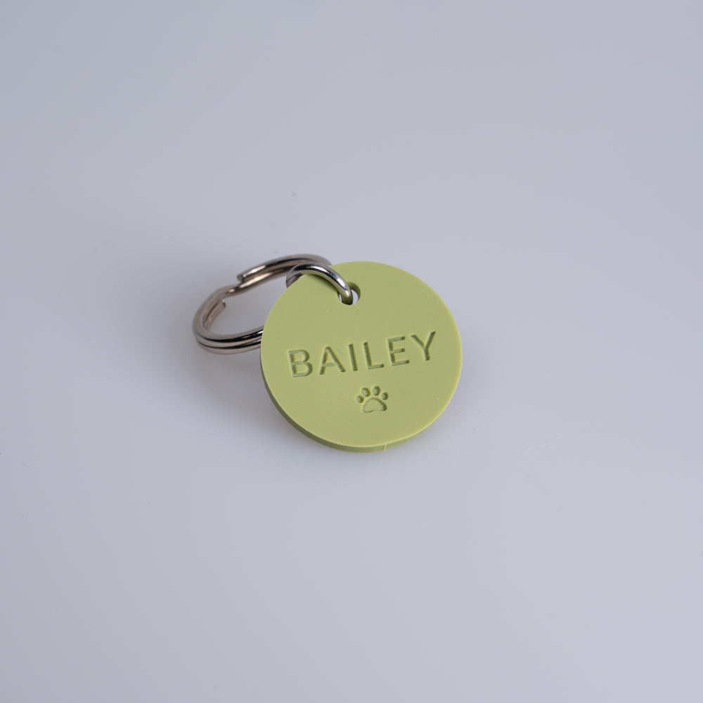 Personalised Engraved Colourful Silicone Pet Tag
