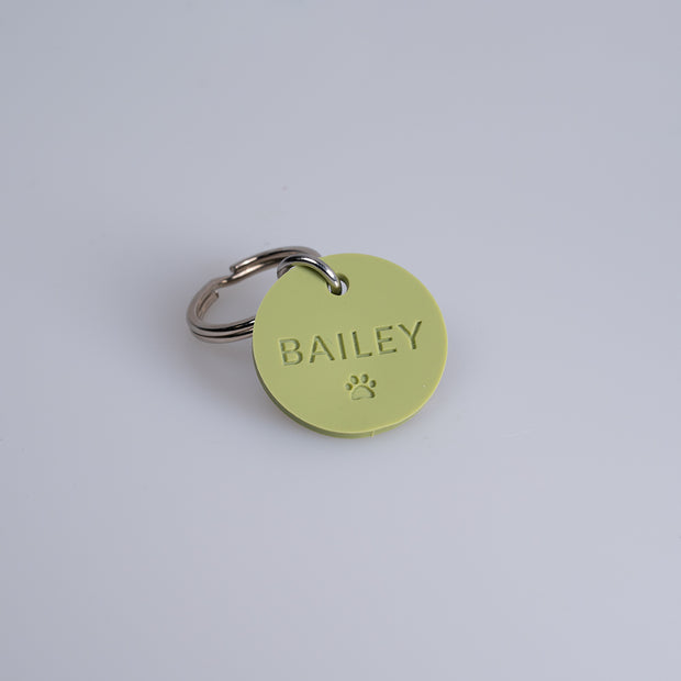 Personalised Engraved Colourful Silicone Pet Tag