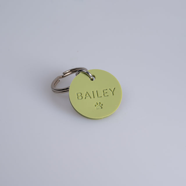 Personalised Engraved Colourful Silicone Pet Tag