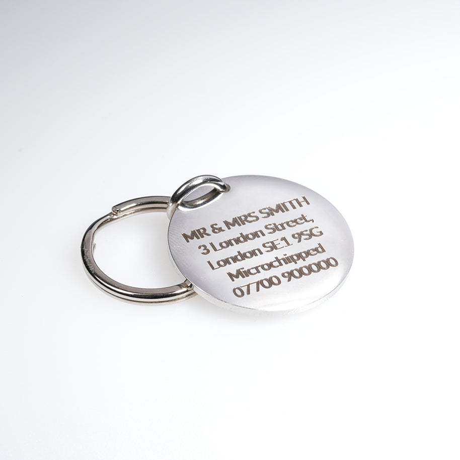 Personalised Engraved Stainless Steel Pet Tags