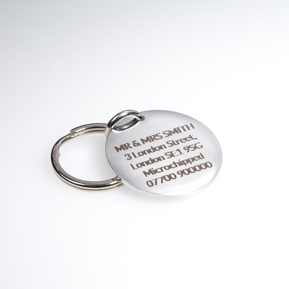 Personalised Engraved Stainless Steel Pet Tags